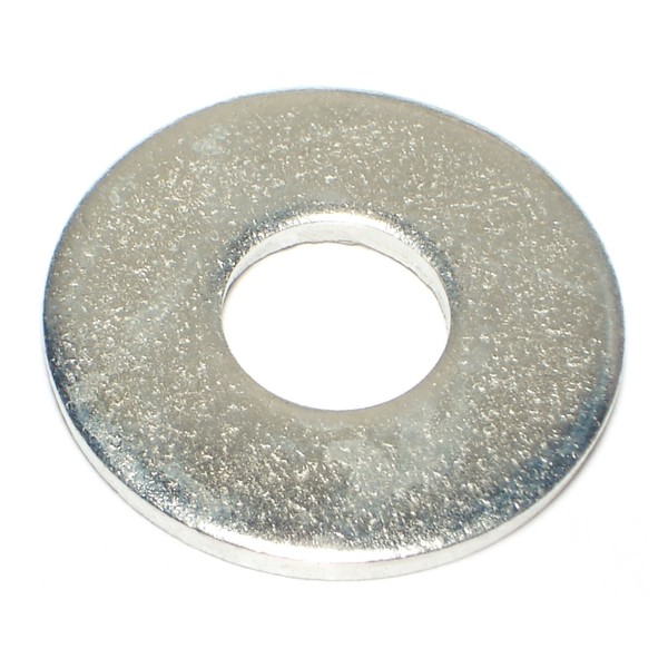 Midwest Fastener Flat Washer, For Screw Size 7/16" , Steel Zinc Plated Finish, 185 PK 03839